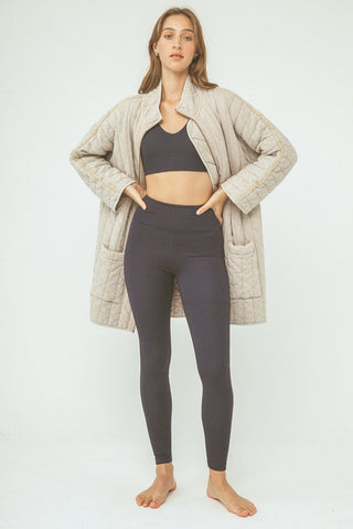 Mya Legging - Midnight Rib - Activewear - Arcaa Movement - The Soho Movement
