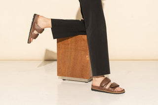 Ponza Slide - Vintage Brown - James Smith - The Soho Movement