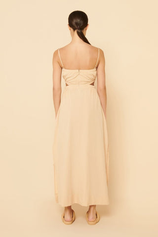 Rana Cut Out Maxi Dress - Latte - Dresses - Nude Lucy - The Soho Movement