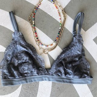 Soho Bralette - Steel - Intimates - The Soho Movement - The Soho Movement