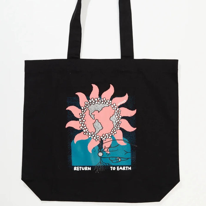 Return To Earth Recycled Tote - Black