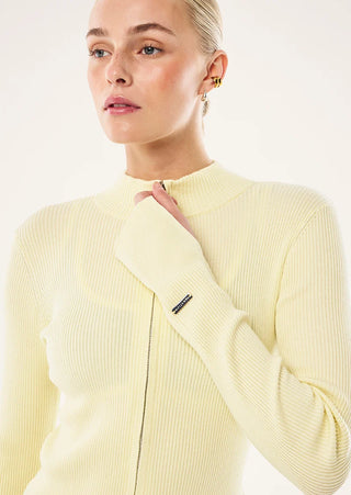 Solar Knit Jacket - Soft Yellow