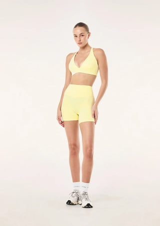 Lumen Sports Bra - Soft Yellow