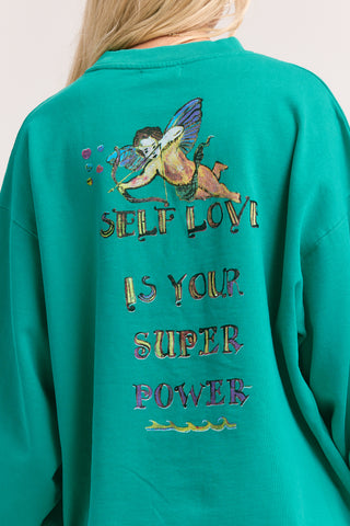 The Cupids Unisex Jumper - Teal