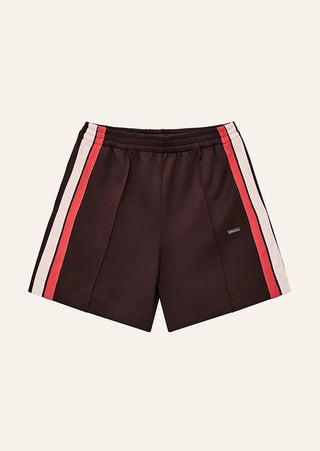Man Down Track Short - Dark Plum