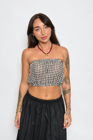 Zara Boobtube - Gingham