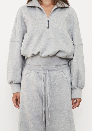 Barrel Fleece Trackpant - Grey Marle