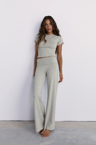 Full Length Yin Flare - Grey Marle