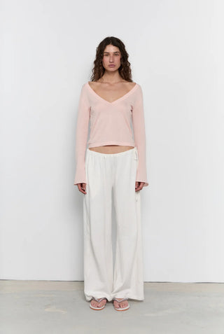 Side Tie Pant - Raw
