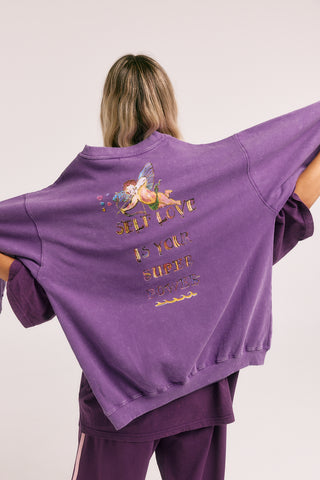 The Cupids Unisex Jumper - Purple