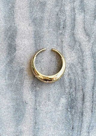 Crystal Star Ring - Gold