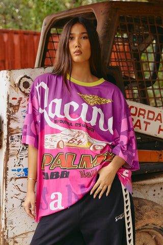 The Very Oversized Gangster Tee - Pink