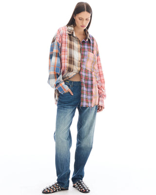 Patchwork Flannel Shirt