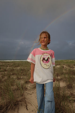 The Kids Pony Club Tee - Pink