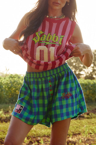 The Be-Youtiful Boxer Shorts - Green Check