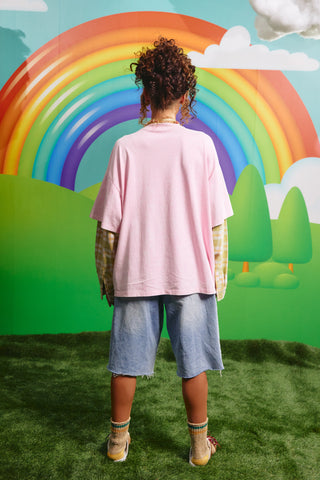 Sabbi Outlaw Tee - Pink/Green