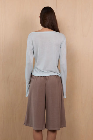 Side Tie Short - Stone