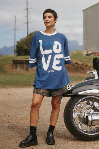 The Love Revolution Tee - Blue