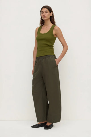 Lola Barrell Pant - Dark Military