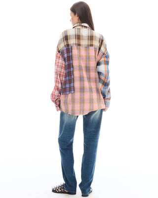 Patchwork Flannel Shirt