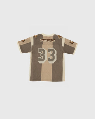 33 Motif Jersey Top - Dark Taupe - Tops - Something Very Special - The Soho Movement