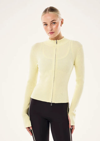 Solar Knit Jacket - Soft Yellow