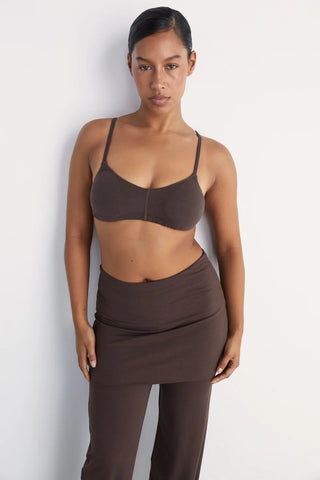 Pant Skirt - Dark Brown