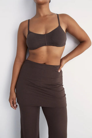 Pant Skirt - Dark Brown