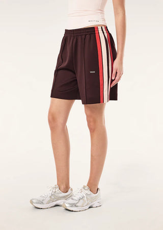 Man Down Track Short - Dark Plum