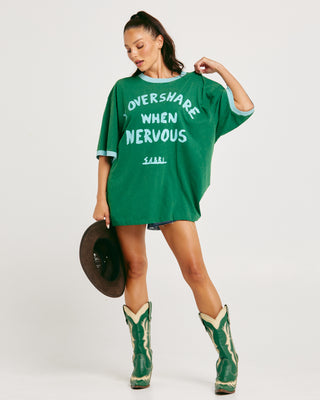 The Very Oversized Overshare Tee - Green