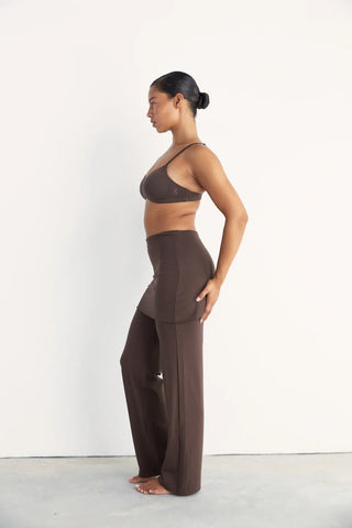 Pant Skirt - Dark Brown