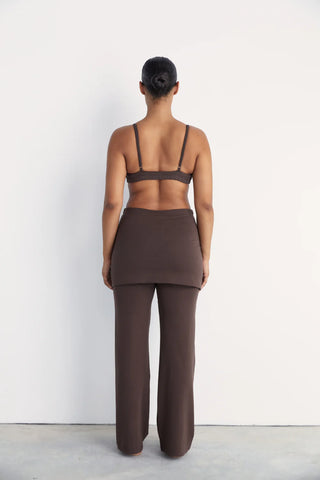 Pant Skirt - Dark Brown