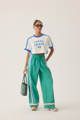 Palma Cropped Tee - Snow