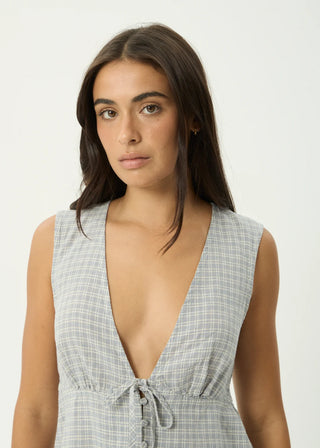 Dahlia Sleeveless Top - Silver Birch
