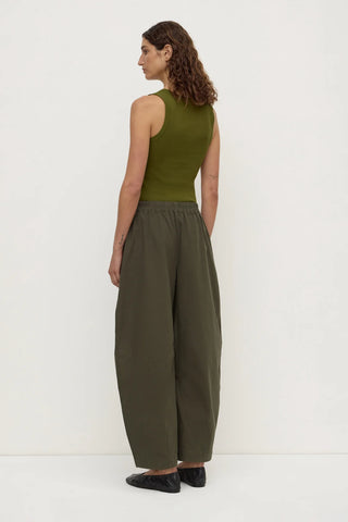 Lola Barrell Pant - Dark Military