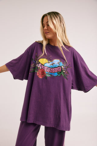 The Very Oversized Cupid Tee - Purple