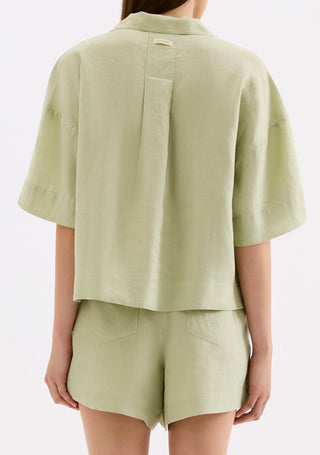 Lounge Linen Shirt - Dew
