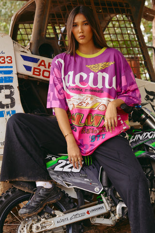 The Very Oversized Gangster Tee - Pink