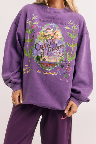 The Cupids Unisex Jumper - Purple