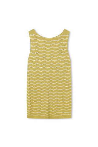 Onda Shift Dress - Matcha Wave