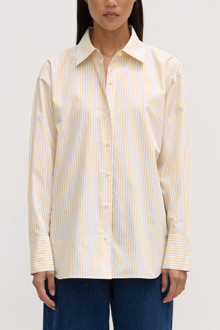 Signature Poplin Shirt - Camomile/White