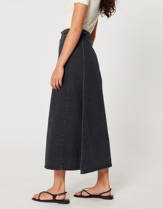 Charlie Maxi Skirt - Worn Black