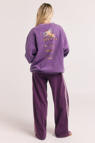 The Cupids Unisex Jumper - Purple