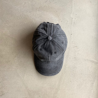 Acid Washed Dad Cap - Black