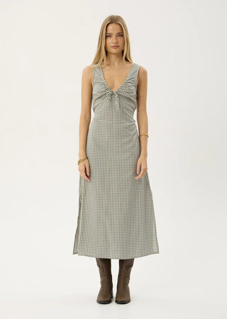 Izzy Maxi Dress - Vice Alpine Check