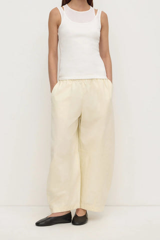 Lola Barrel Pant - Vanilla