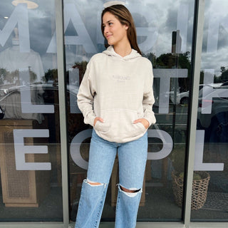 90s Relaxed Hoodie - Pebble - Abrand - The Soho Movement