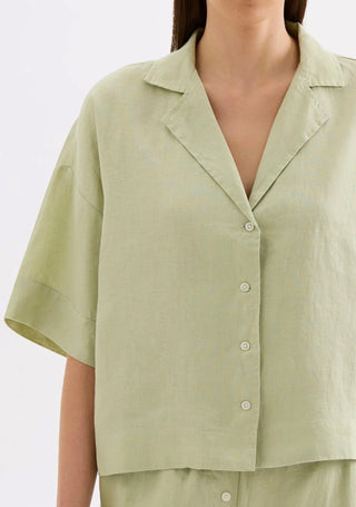 Lounge Linen Shirt - Dew