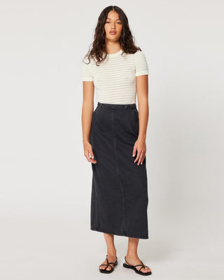 Charlie Maxi Skirt - Worn Black