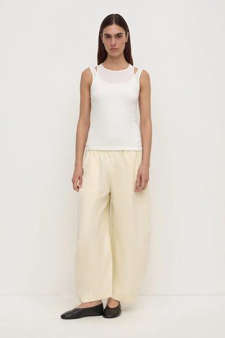 Lola Barrel Pant - Vanilla
